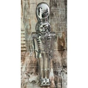 Godinger Silver Plated Toy Soldier Nutcracker Christmas Decoration 1993